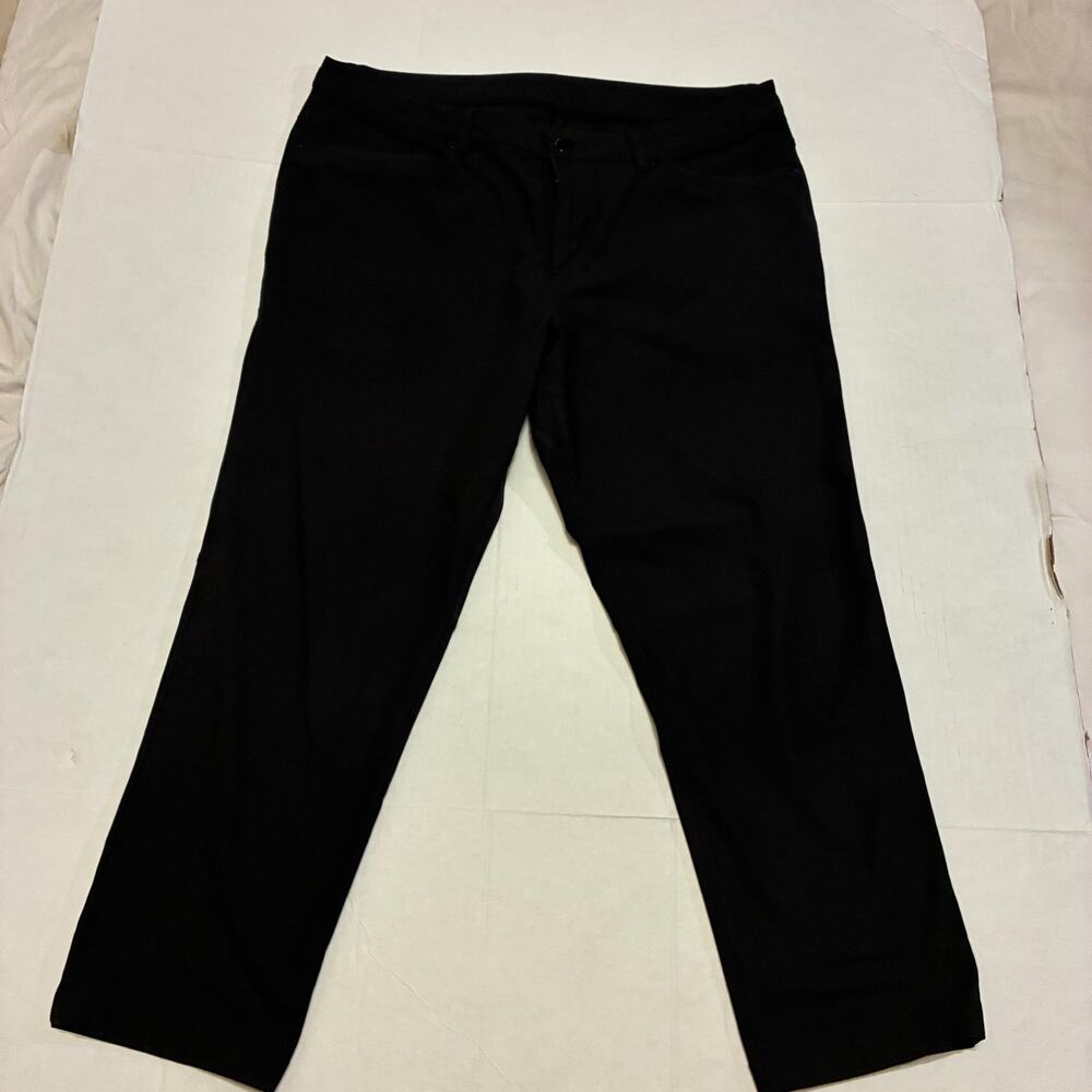 Lulu Lemon ABC Slim Warpstreme 34” Pants Men’s 36 Black‎ Athleisure